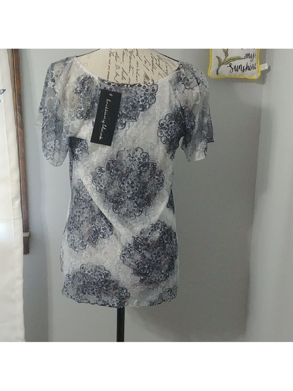 NWT Brittany Black Top S - Picture 5 of 12